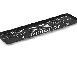 Peugeot 3D podložky pod ŠPZ, držiaky na TEČ