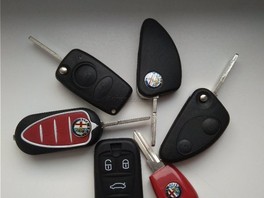 Alfa Romeo, autoklúč, obal klúča