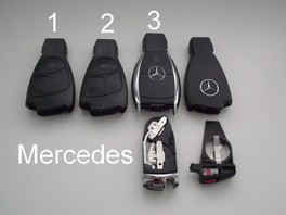 Mercedes Smart obal kluča, autokluč,