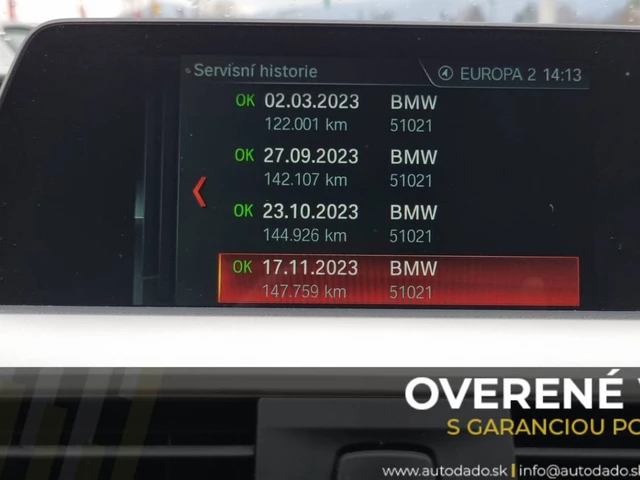 BMW Rad 3 GT 320d xDRIVE 140KW AUTOMAT ADVANTAGE=GARANCIA KM=OVERENÉ VOZIDLO